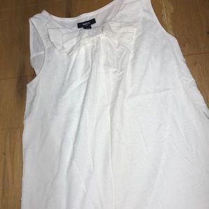 Bow front tank top